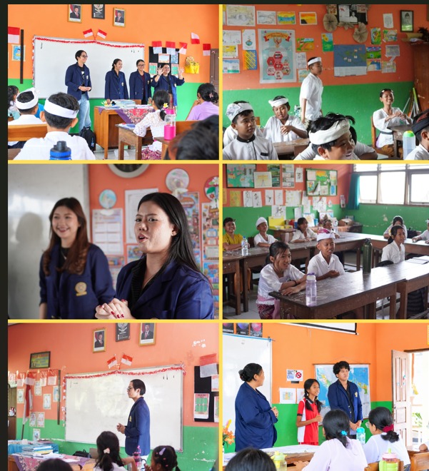 Tingkatkan Kemampuan Bahasa Inggris Sejak Dini, Sastra Inggris FIB Unud Gelar Pengabdian di Takmung