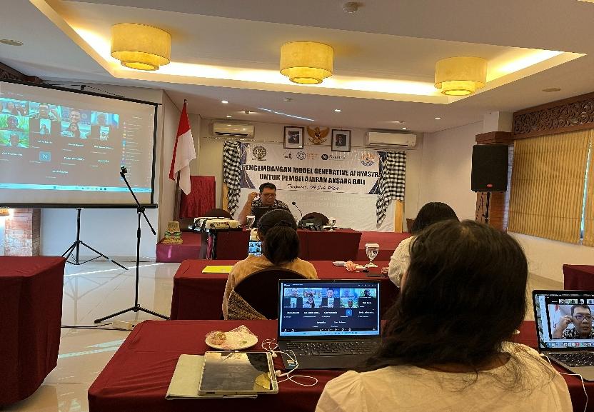 Inovasi AI untuk Aksara Bali: Prodi Sastra Inggris Gelar Workshop Persiapan Pengembangan Web "NyastraAI"